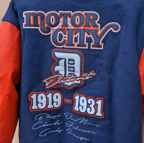 1919 Detroit Stars Baseball Negro League Varsity Jacket Headgear Classics Mens - Picture 3 of 14